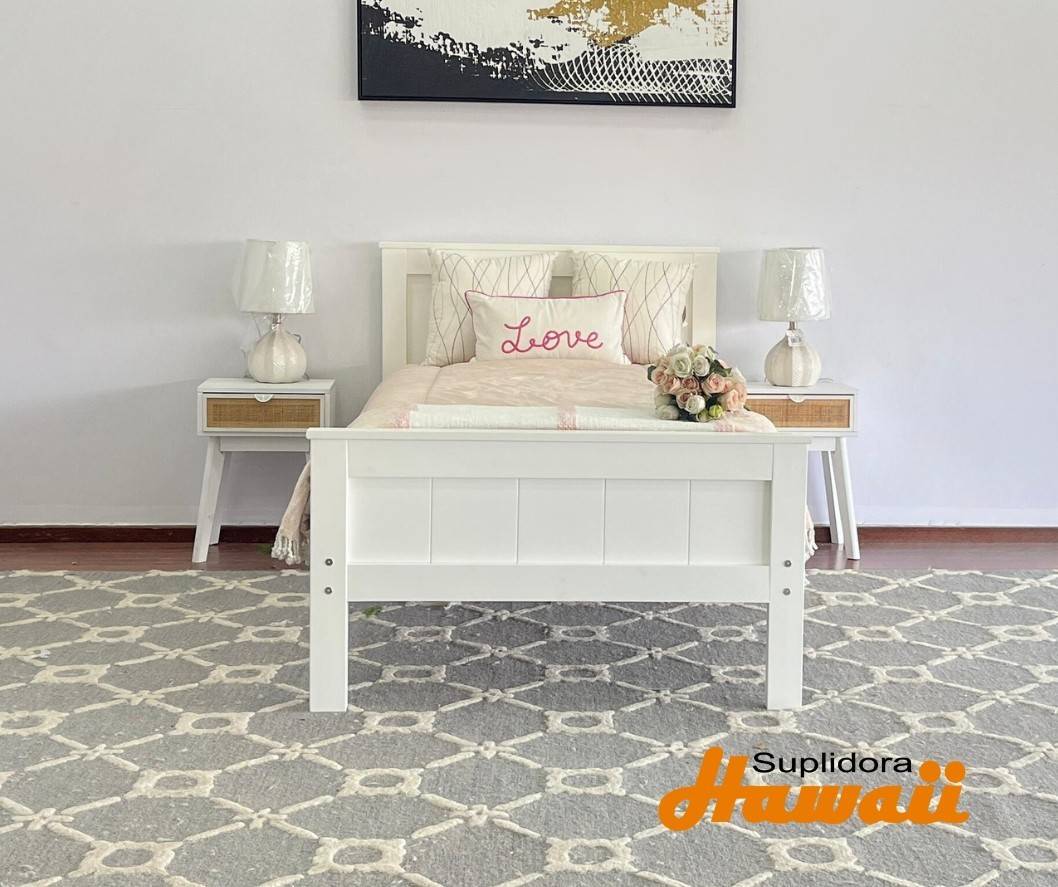 CAMA TWIN 902100-KD BLANCA 902100B