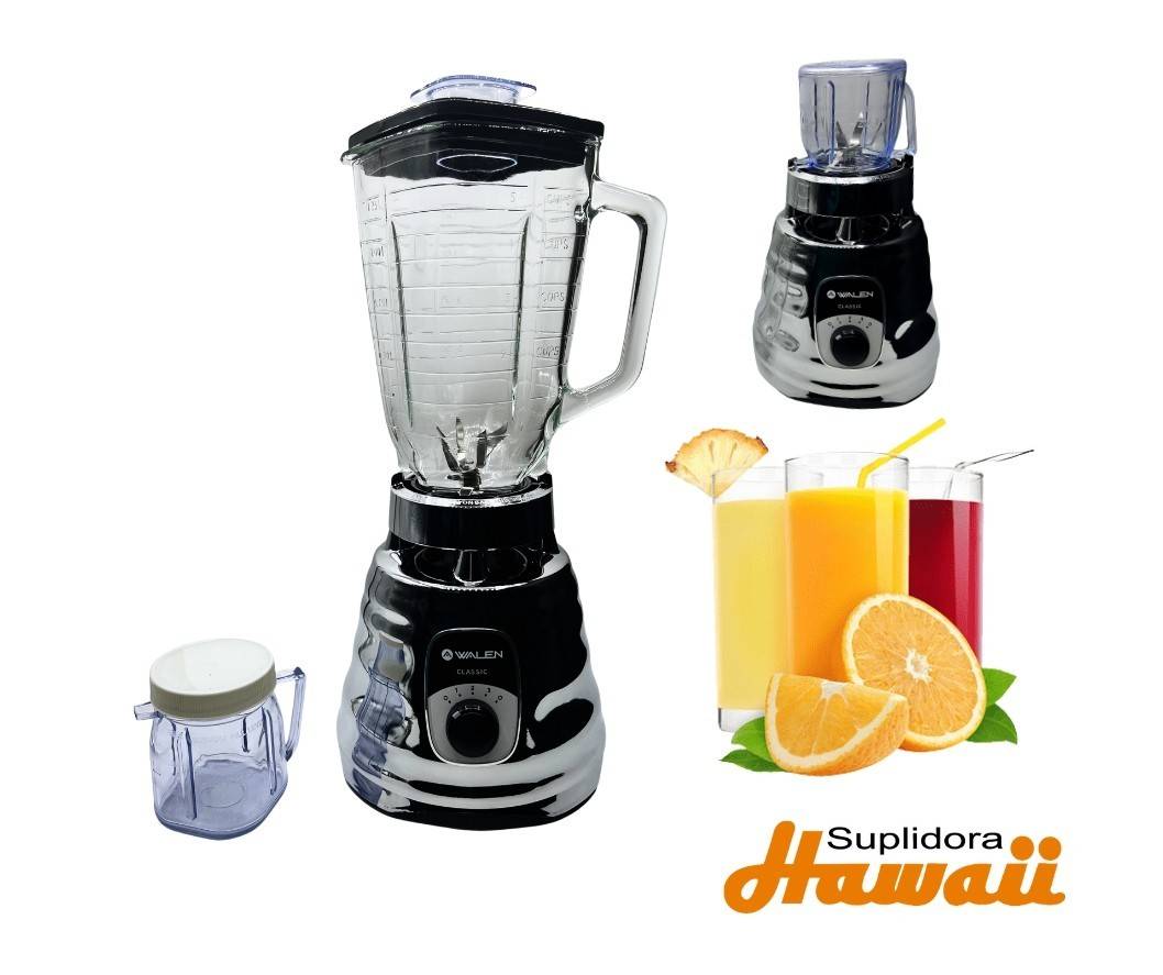 LICUADORA WALEN WL-BL1802-SV CROMADA
