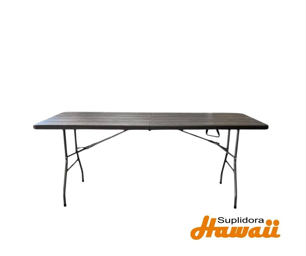 MESA FIRSO PLEGABLE 72X30 RECT JFA72801 MARRON