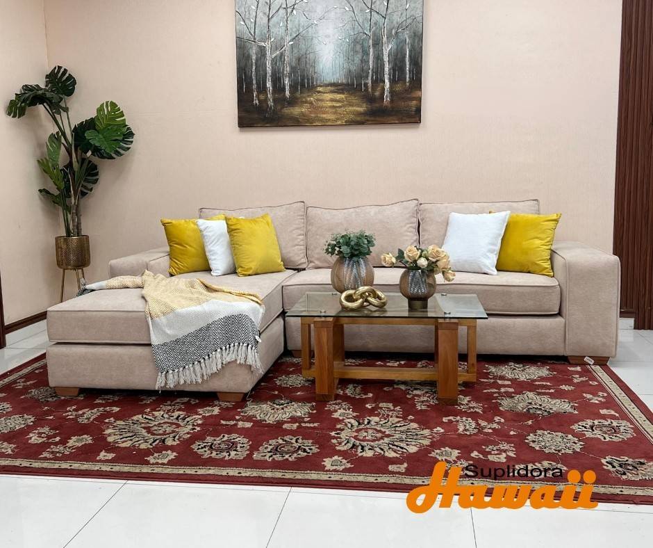MUEBLE L ARIZONA REVERSIBLE CREMA OSCURO