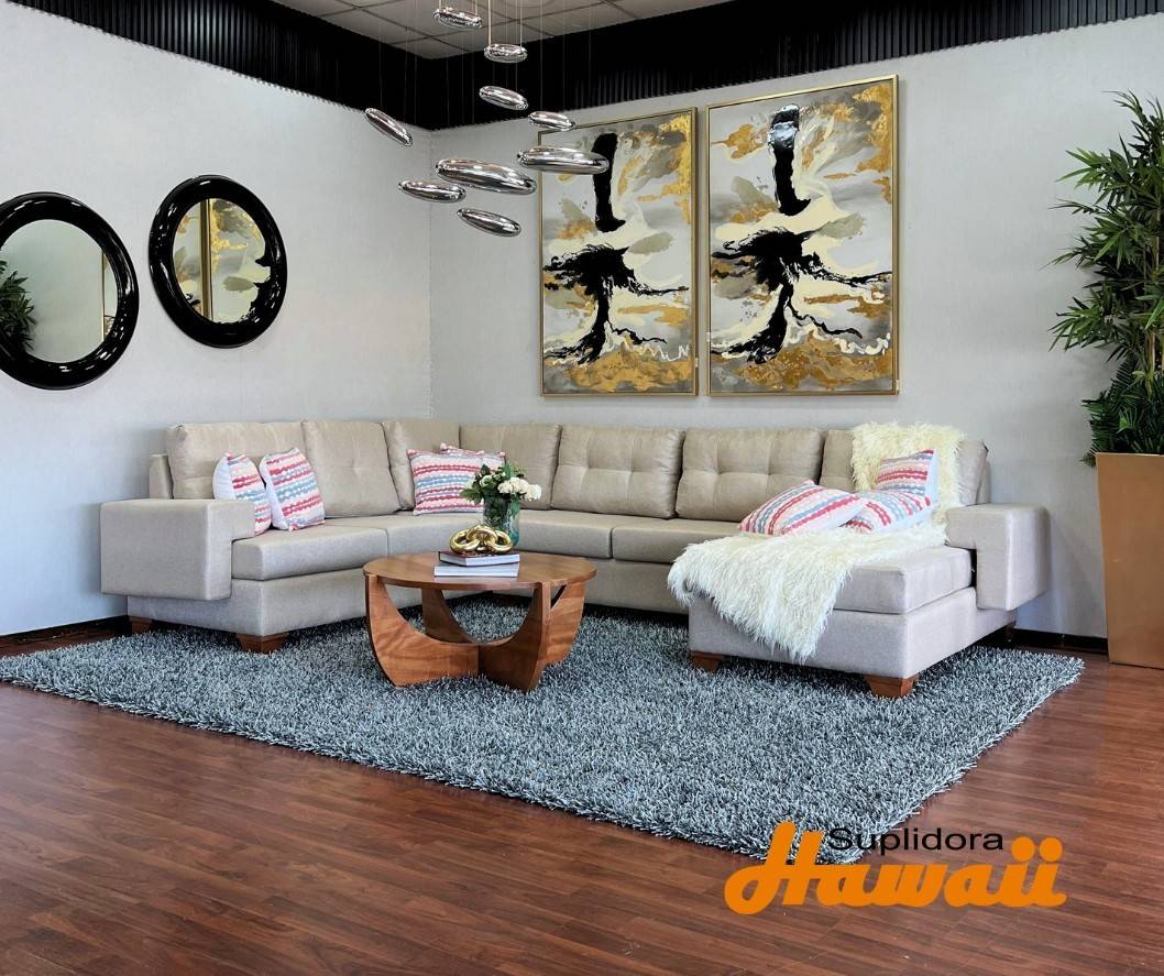 MUEBLE RELAX L GRANDE CREMA 3PZS RA