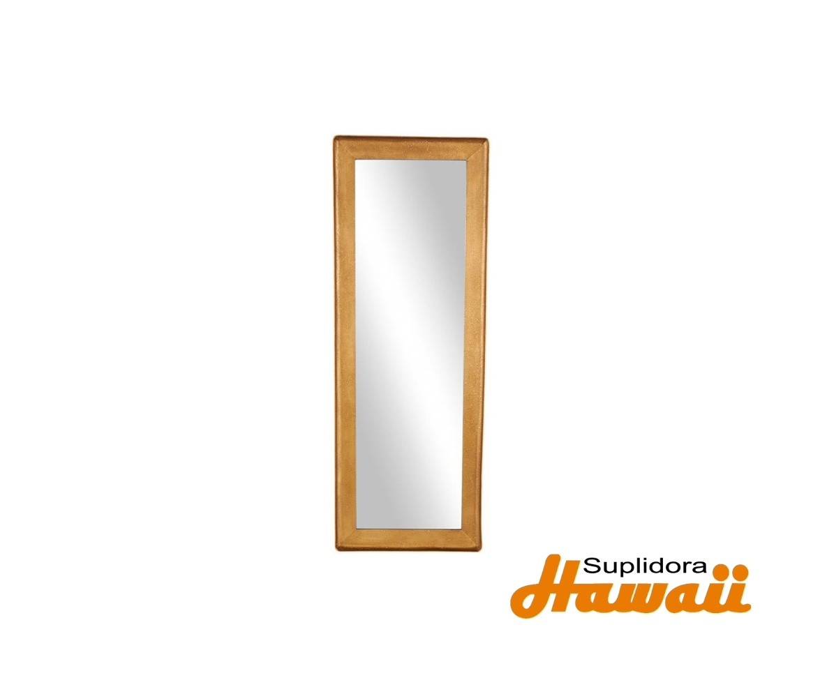 ESPEJO DE PARED MARCO DORADO 16758 TEXTUALIZADO 25W 69H
