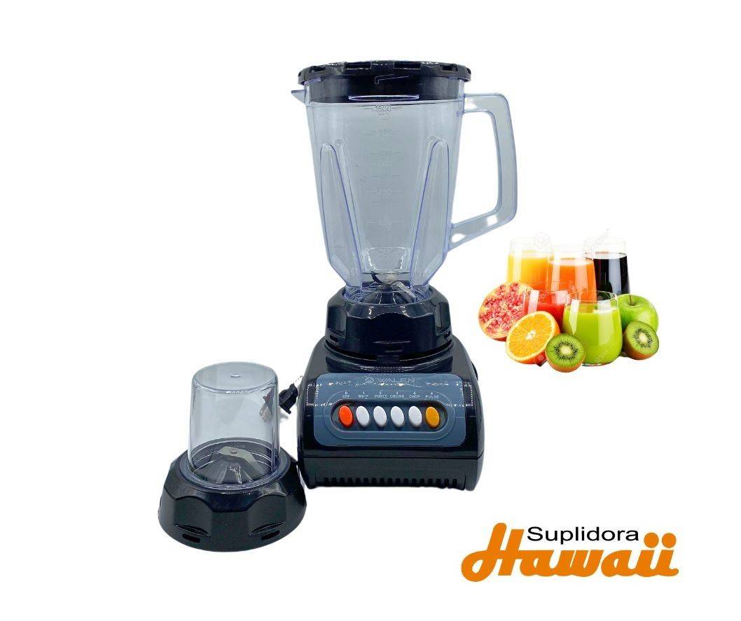 LICUADORA WALEN PLASTICA WL-BL0819 NEGRA