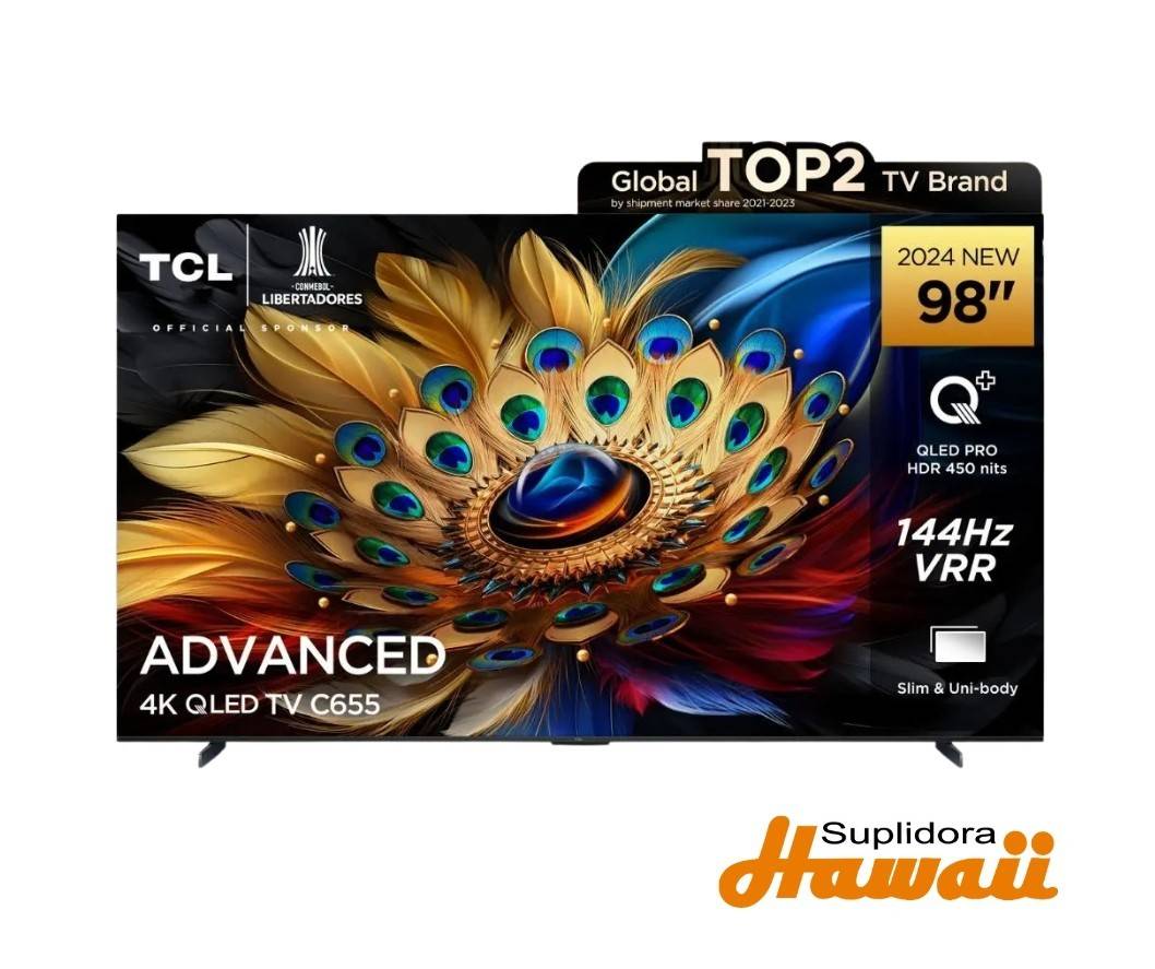 TELEVISOR TCL 98 4K QLED 98C655A
