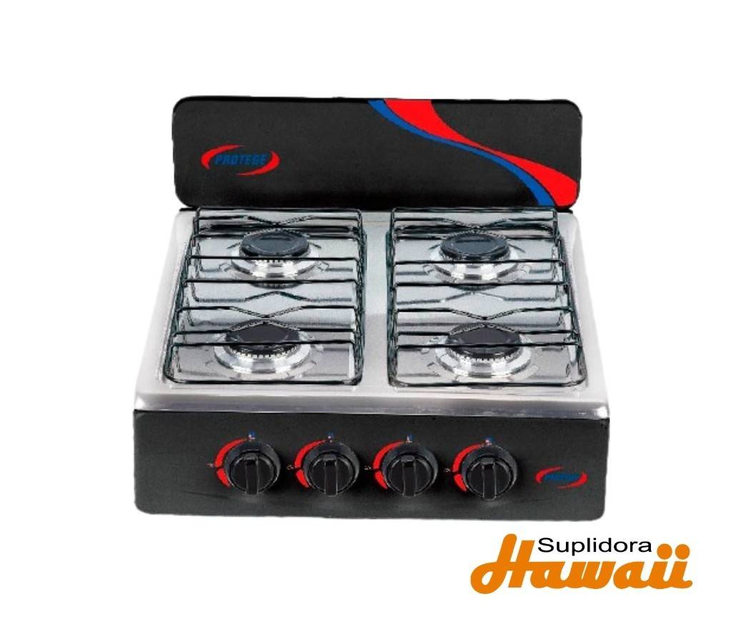 ESTUFA PROTEGE NEGRA M 4H PEG-403G TOPE ACERO