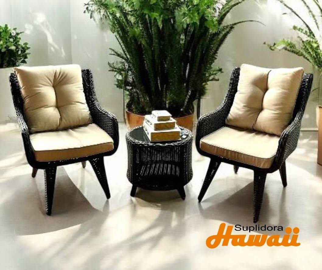 JUEGO TERRAZA PJ-Y713 2B 1M MARRON