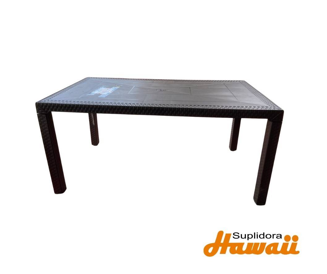MESA RIMAX ETERNA RECT 150X80CM MARRON