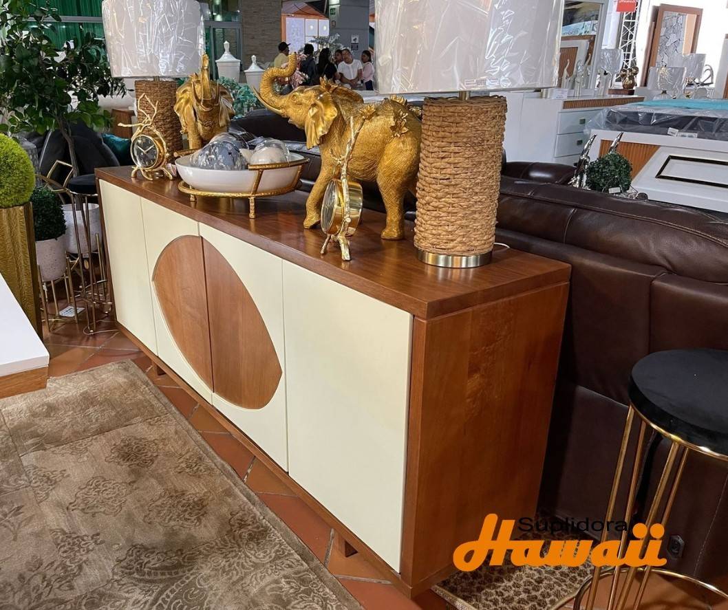 CREDENZA HOJA 84 NATURAL CON CREMA PM