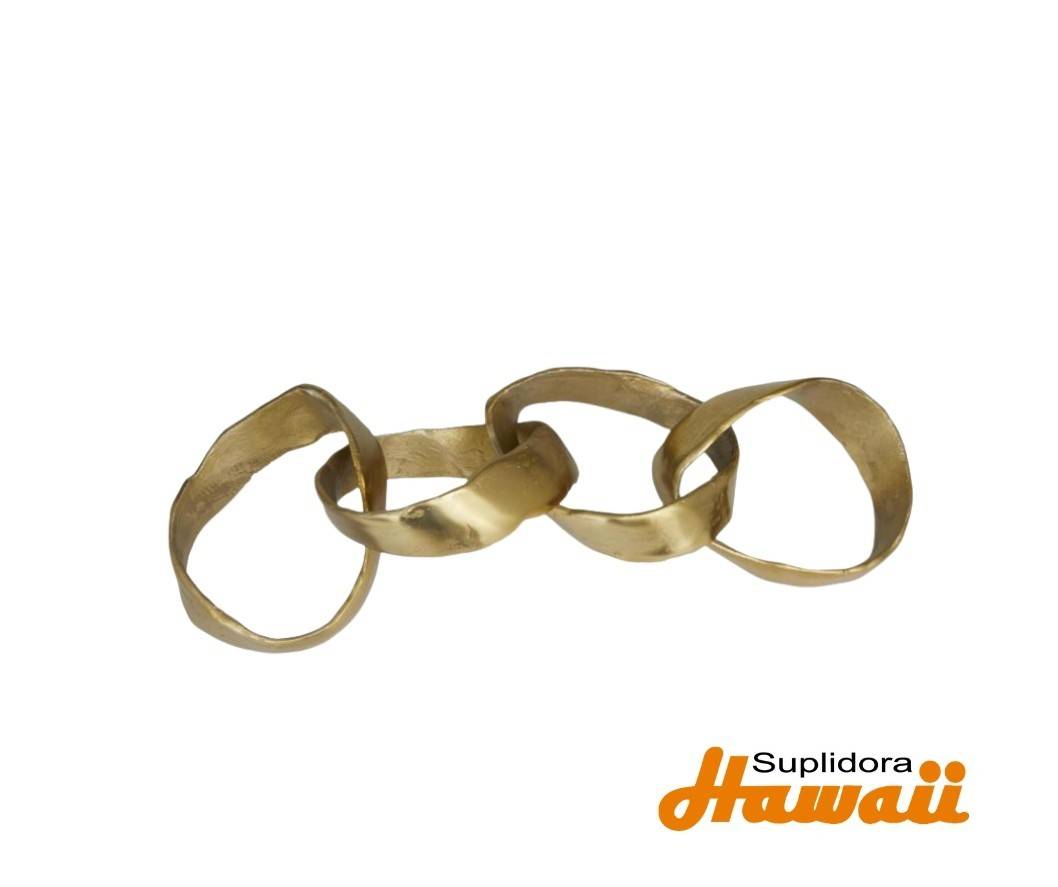 CADENA DECORATIVA DE ALUMINIO 31678 DORADO 20W 4H