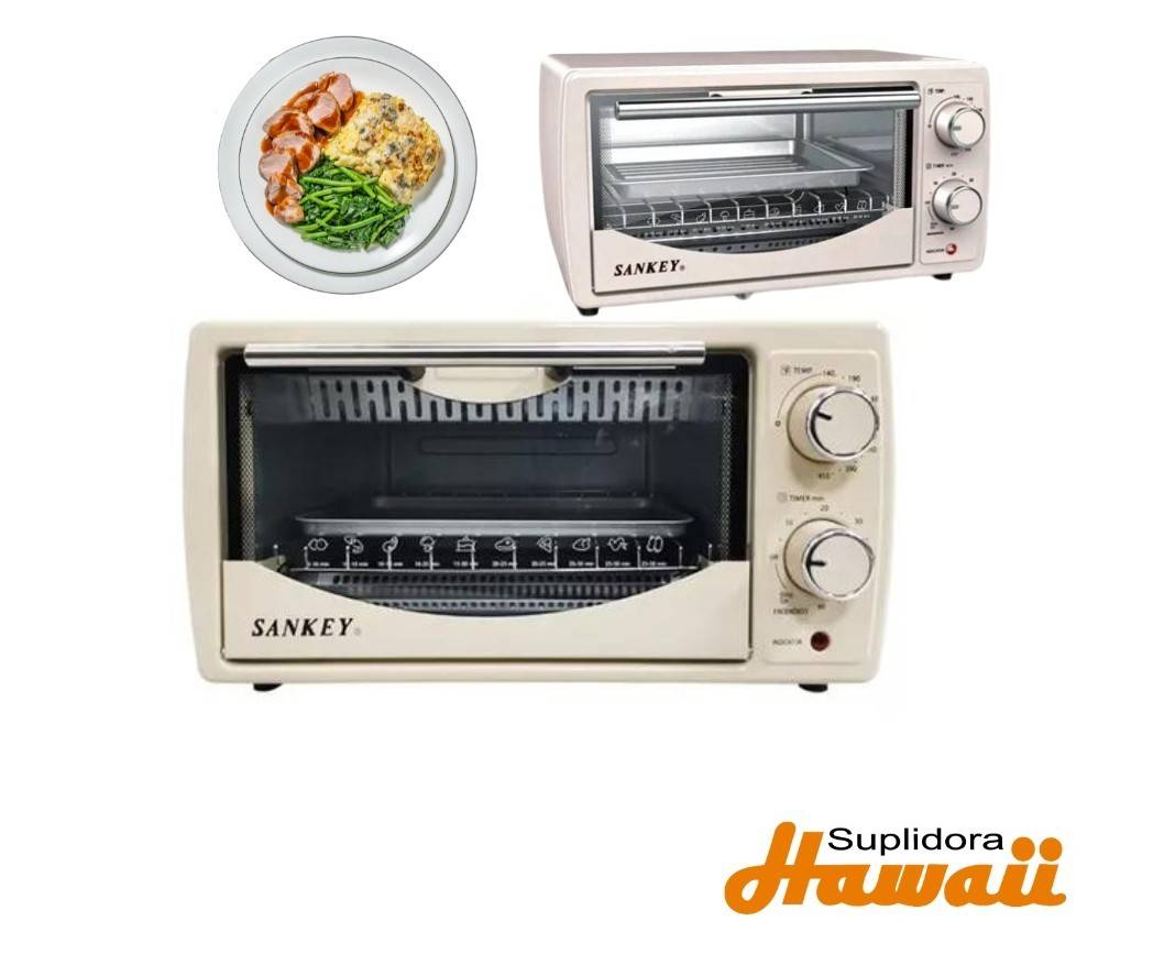 HORNO ELECTRICO SANKEY TO-10BV 10LT BLANCO