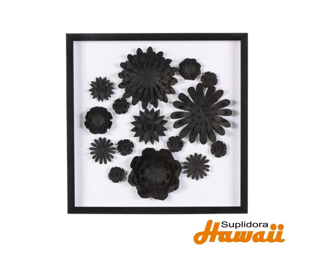 CUADRO DE SOMBRERAS FLORALES 11545 20W 20H