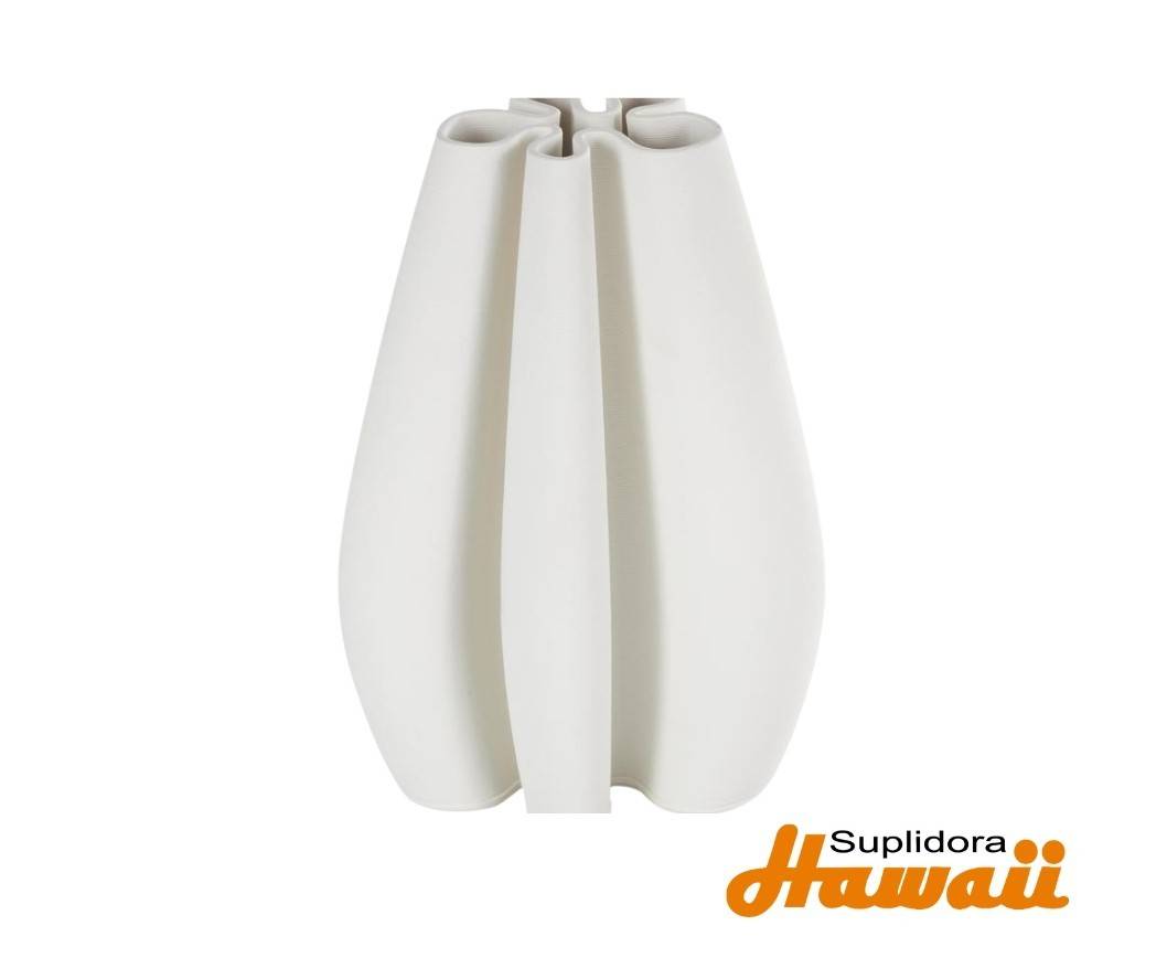 JARRON CON CAVO DIMENSIONAL a14308 ABSTRACTO CBORDE FLORAL 6W 9H