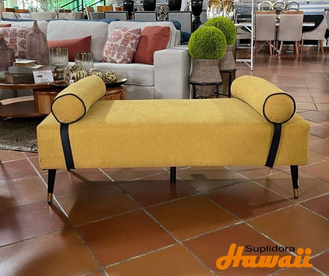 OTTOMAN FRANCIA TAPIZAMARILLO T-AM-L LN