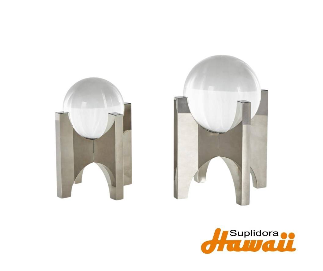 ESCULTURA GEOMETRICA S2 DORBE D 13968 TRANSPARENTE 7 6 H