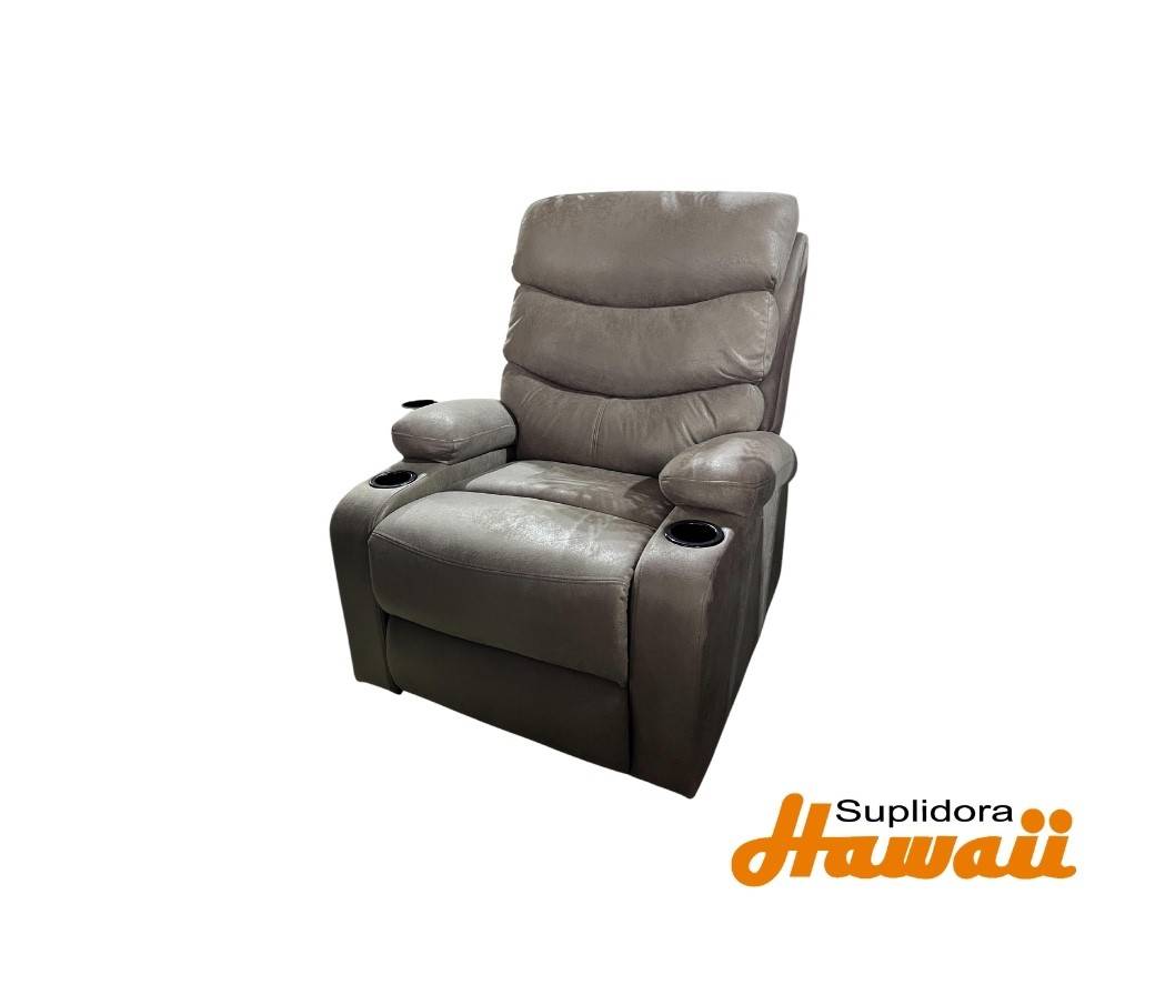 SILLON RECLINABLE COLOR GRIS RT-80230