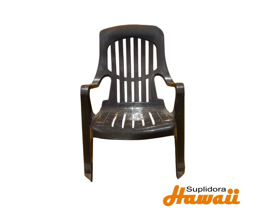 SILLA PLASTICA RELAX CBRAZO MARRON