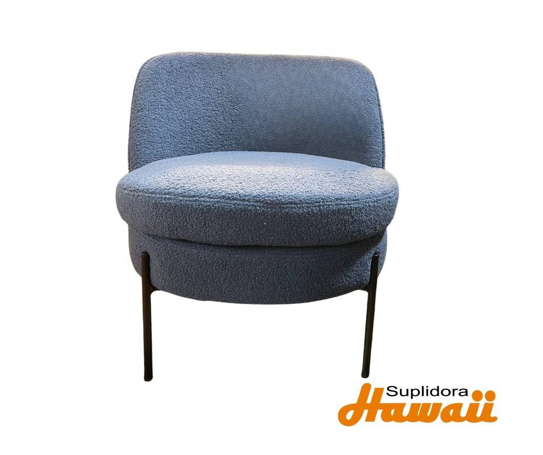SILLON RED TEDDY AZUL METAL AR2866K