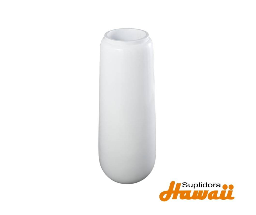 JARRON ALTO DE RESINA BLANCO 12880 16 W 40H