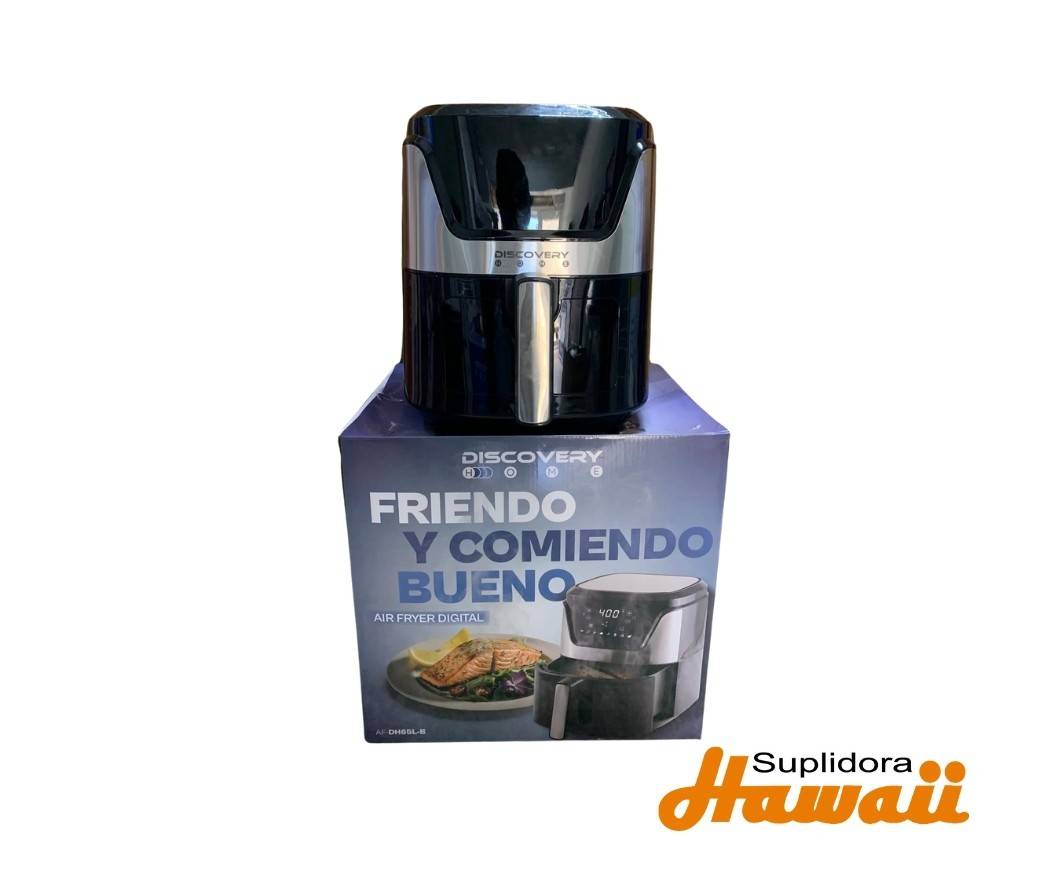 FREIDORA AIRE DISCOVERY HOME AF-HDH65L-B 65L DIGITAL ACERO INOX