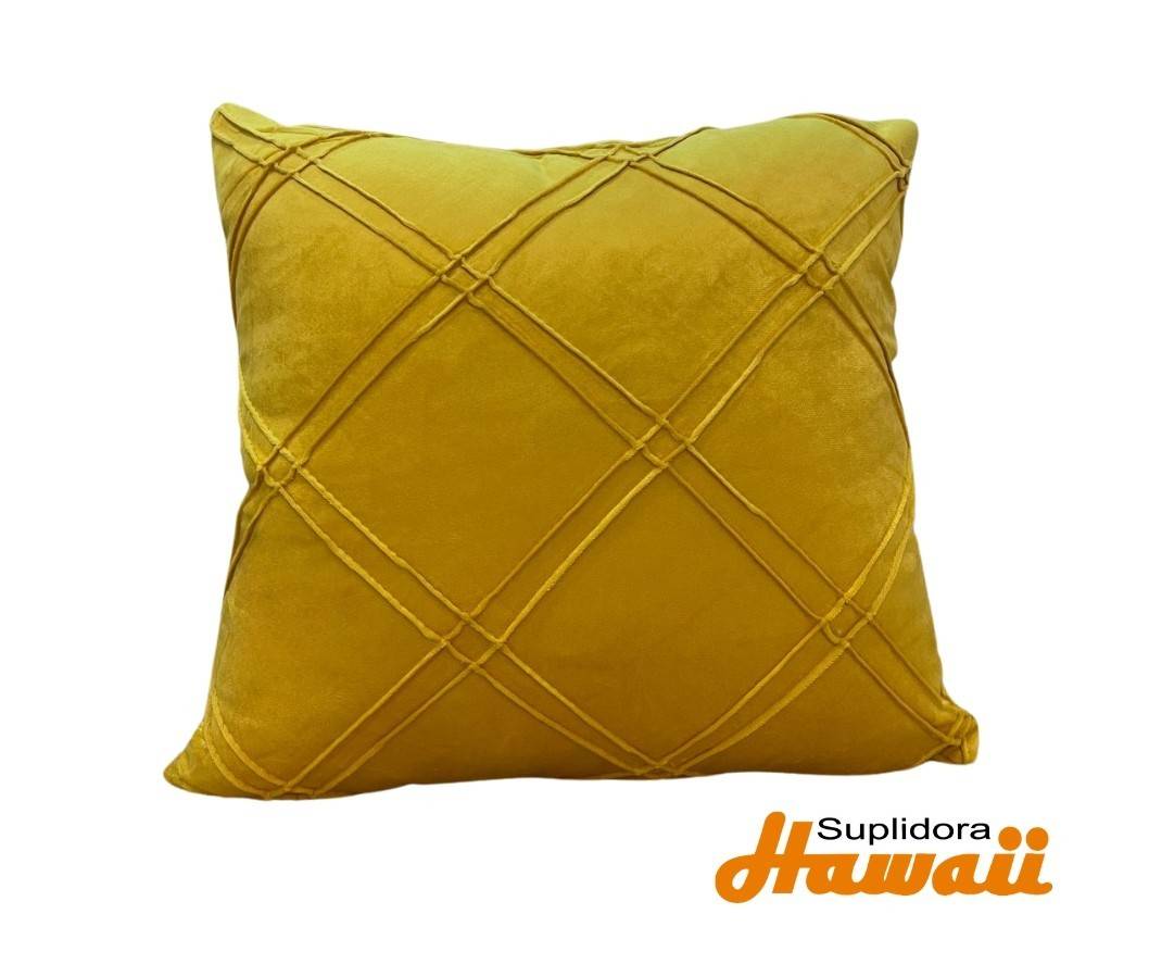 COJIN AMARILLO LISO QUEMADO 34917-16