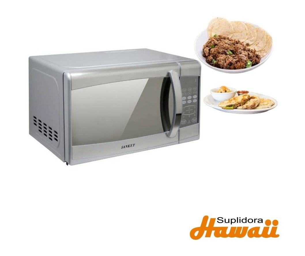 MICROONDAS SANKEY 20LT MW-758SS ACERO INOX CPUERTA DESPEJO
