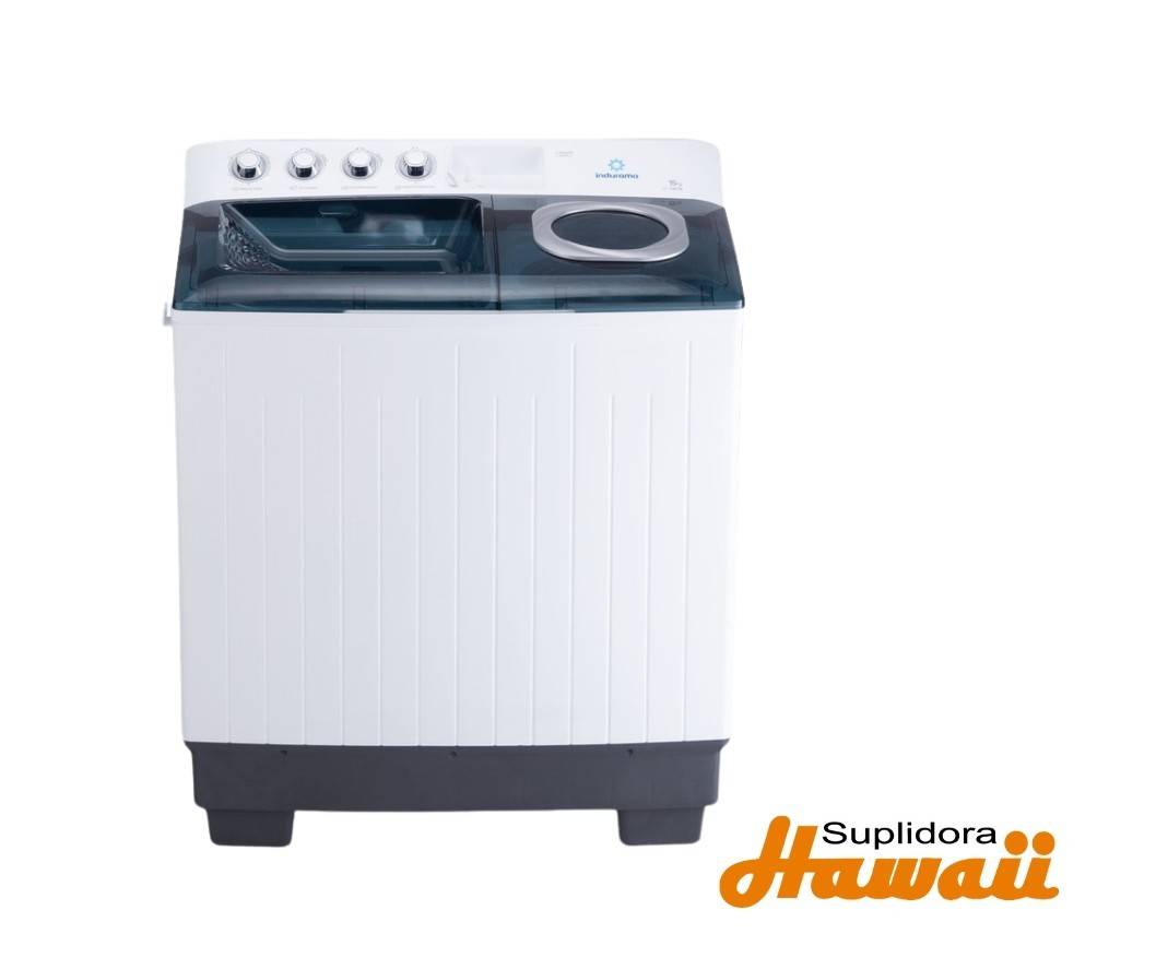 LAVADORA INDURAMA SEMI AUT BLANCA 15KG33LBS