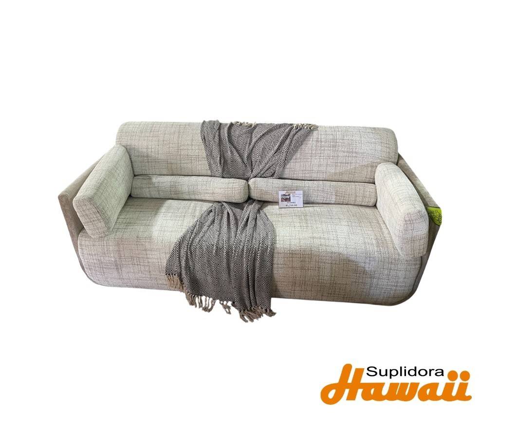 SOFA DE 3 OAXACA T-CR-L TAPIZCREMA
