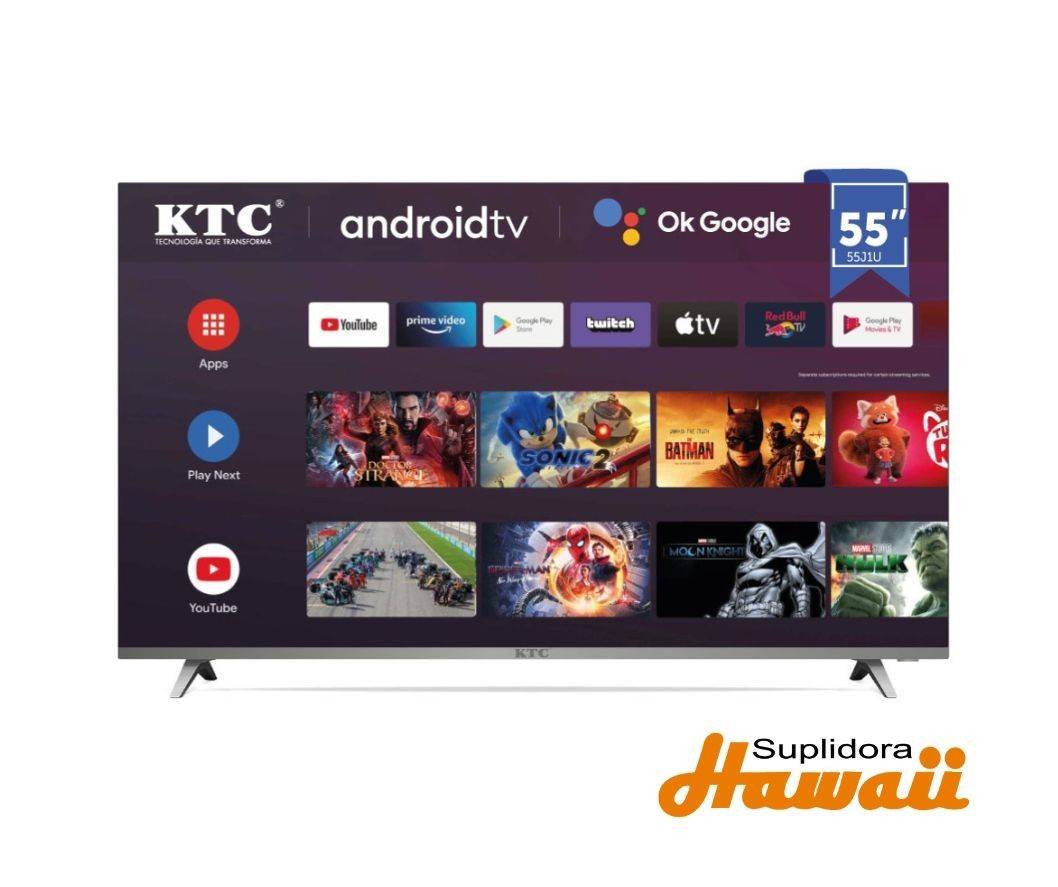 TELEVISOR KTC 55'' J55 SMART 4KD-LEDHMDIUSBANDROID